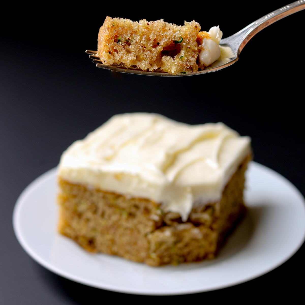 Easy Spiced Zucchini Cake with Moist Cream Cheese Frosting